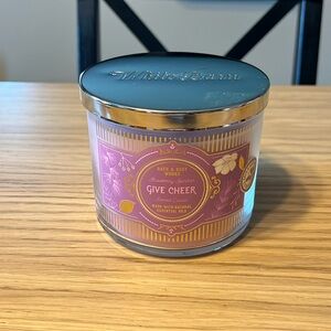 Bath & Body Works 3 Wick Candle. Strawberry Sparkler.